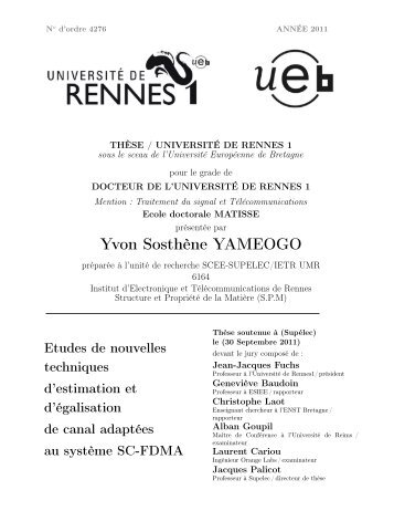 Yvon SosthÃ¨ne YAMEOGO - SupÃ©lec