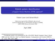 Hybrid system identification - a Support Vector Machine (SVM ...