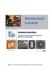 Merkblatt Desinfektion - Atemschutz Lexikon