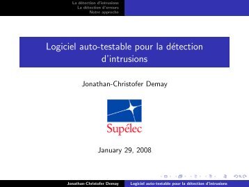 Jonathan Christopher Demay (dÃ©tection d'intrusion)