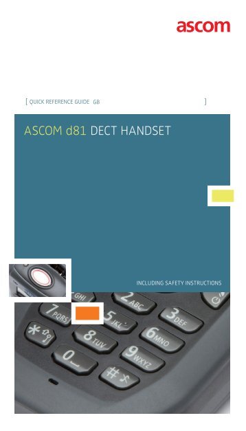 QRG Ascom d81 Handset, TD 92667GB