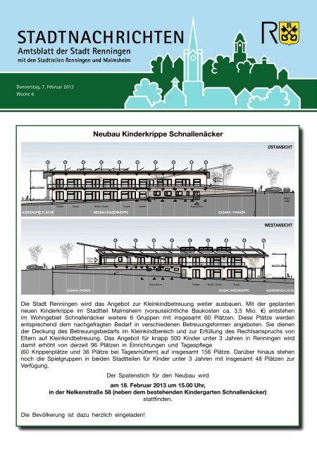 Ausgabe Nr. 6 - Stadt Renningen