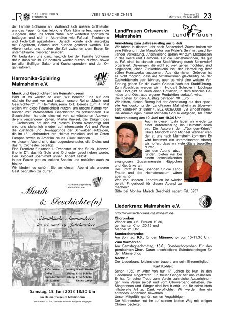Ausgabe Nr. 22 - Stadt Renningen