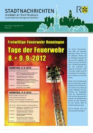 Ausgabe Nr. 36 vom 06.09.2012 - Stadt Renningen