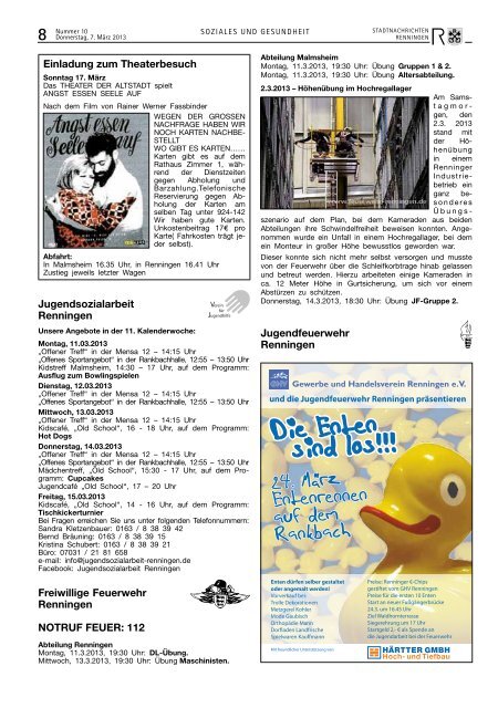 Ausgabe Nr. 10 vom 07.03.2013 - Stadt Renningen