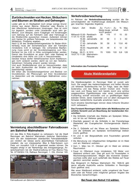 Ausgabe Nr. 31 - Stadt Renningen