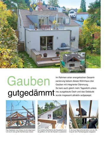 PDF-Download "Gauben gut gedämmt" - Renovieren.de