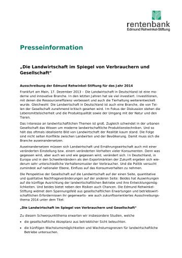 Download der Presseinformation als PDF - Landwirtschaftliche ...