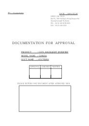 DOCUMENTATION FOR APPROVAL