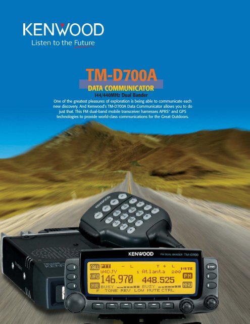 Kenwood TM-D700A Brochure