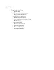 CHAPTER 1 1. Background of the Study a. Introduction b. Review of ...