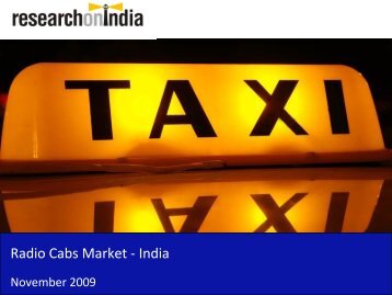 Radio Cabs Market - India - Sample - Report Buyer