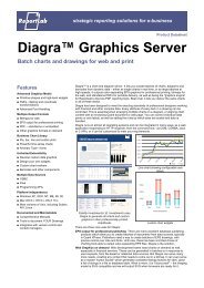 Product Datasheet: Diagraâ¢ Graphics Server - ReportLab