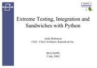 Extreme Testing, Integration and Sandwiches with Python - ReportLab