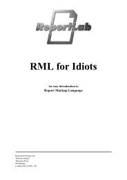 RML for Idiots - ReportLab