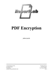 PDF Encryption - ReportLab