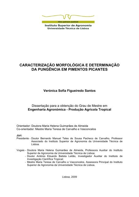 Tese Mestrado Veronica Santos.pdf - UTL Repository ...