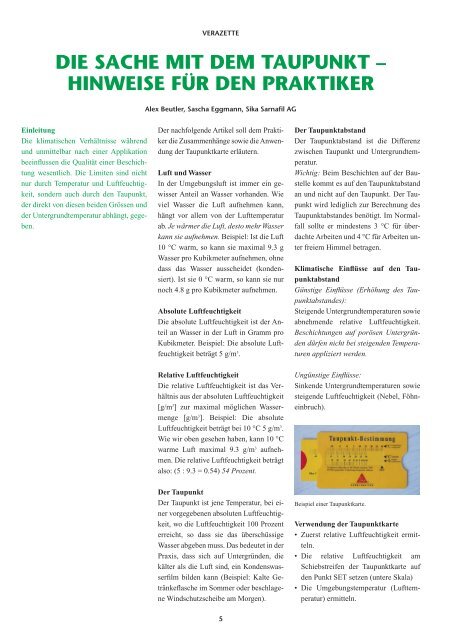 Varazette Erklaerung Taupunkt Pdf Repoxit Ag