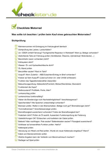 Download der Checkliste DOWNLOAD