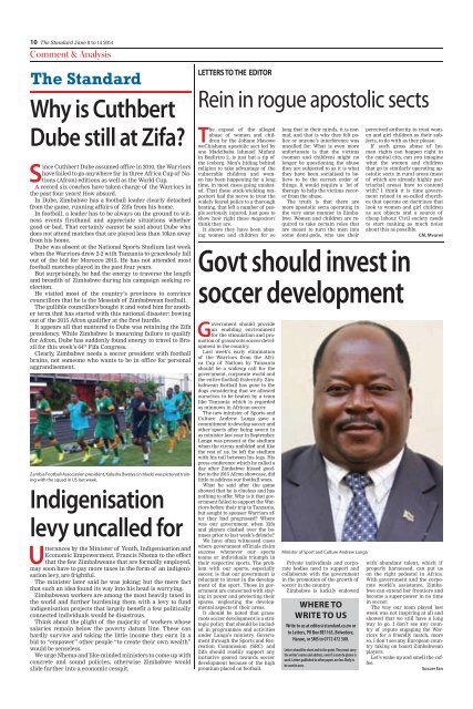 The Standard 8 June 2014