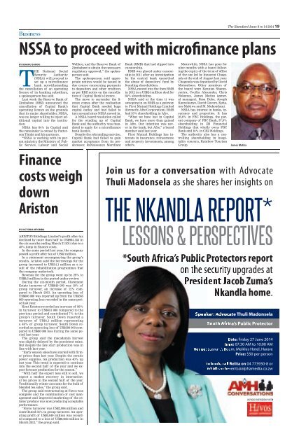 The Standard 8 June 2014