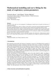 Mathematical modelling and curve fitting for the study of ... - Afscet