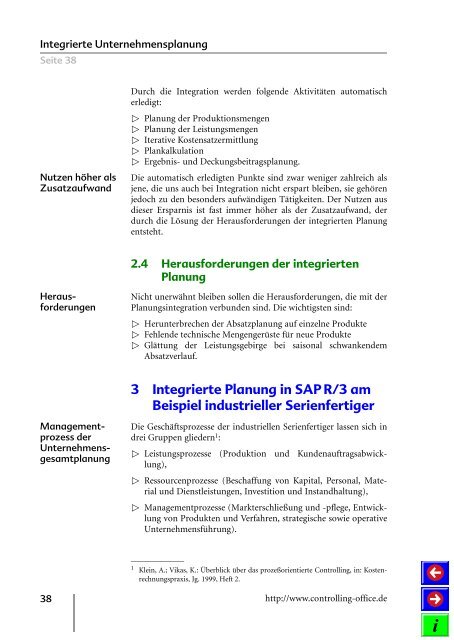 Integrierte Unternehmensplanung
