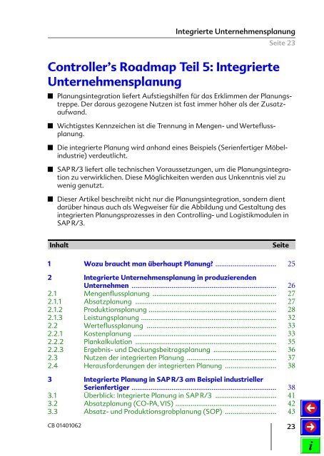 Integrierte Unternehmensplanung
