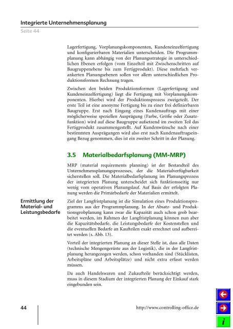 Integrierte Unternehmensplanung