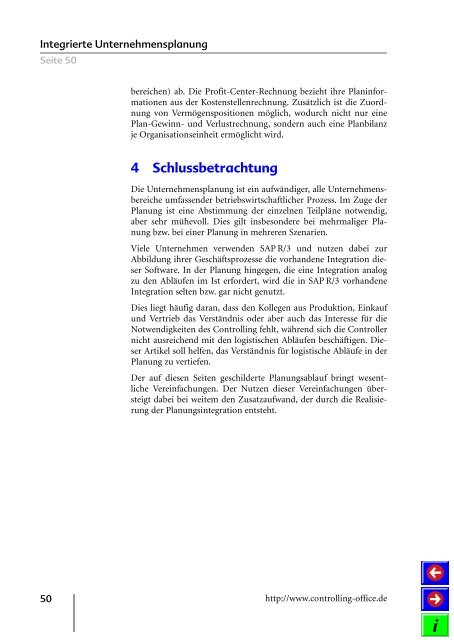 Integrierte Unternehmensplanung