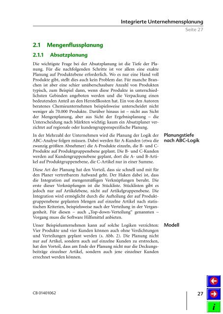 Integrierte Unternehmensplanung