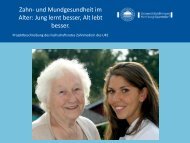 Zahn- und Mundgesundheit im Alter