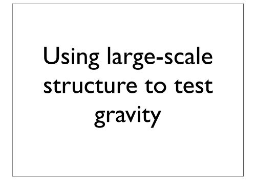The development of gravitational instabilities - RESCEU