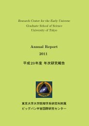 2011å¹´åº¦ [PDF: 12.1 MB] - RESCEU - æ±äº¬å¤§å­¦