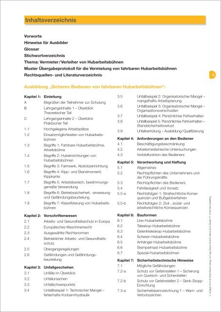 Overhead-Lehrsystem "Sicheres bedienen von ... - Resch-Verlag