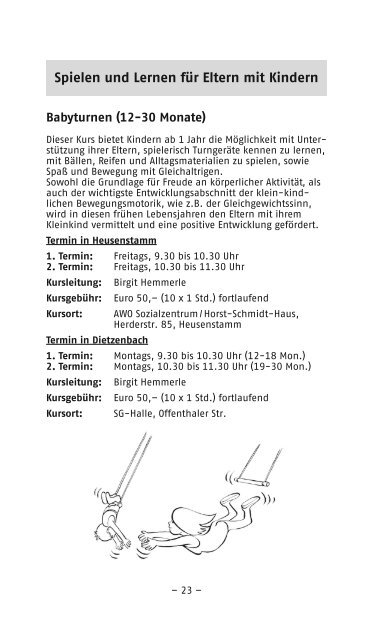 Familienbildungsstätte der Arbeiterwohlfahrt - Kreisverband