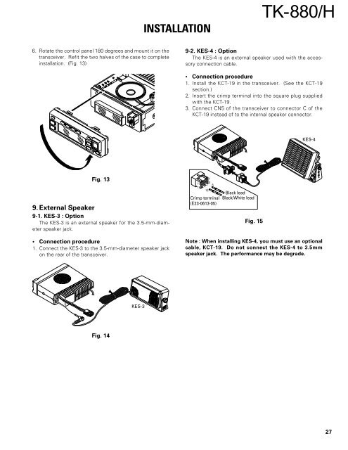 TK-880/H (UHF) mobile service manual - The Repeater Builder's ...