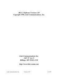 RLC2 V4.30 Repeater Controller Manual - The Repeater Builder's ...