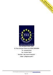 catalogue immobilier PDH INTERNATIONAL SARL ... - Repimmo