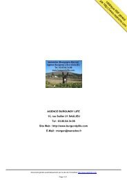 catalogue immobilier AGENCE BURGUNDY LIFE ... - Repimmo