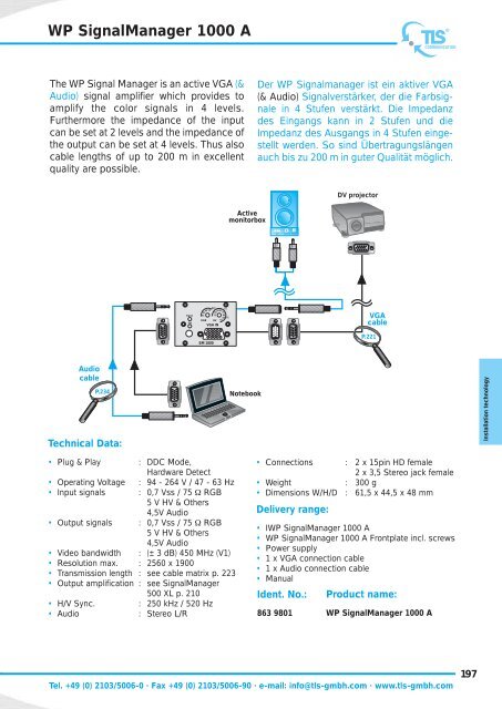 Installations Kits - Eberle AV