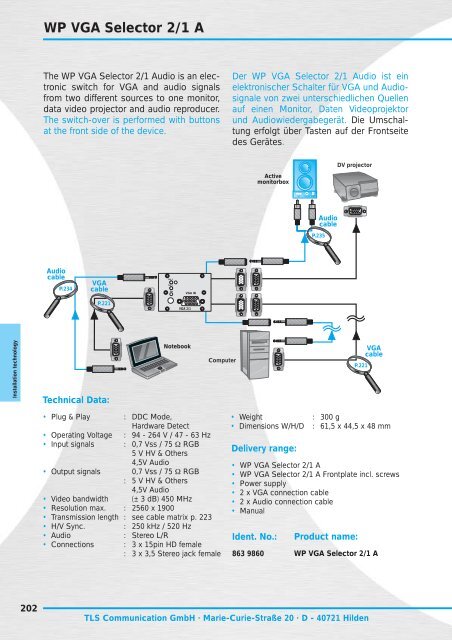 Installations Kits - Eberle AV