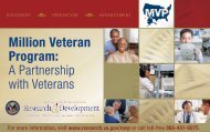 Million Veteran Program Palm Card