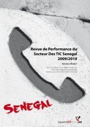 Revue de Performance du Secteur Des TIC Senegal 2009/2010
