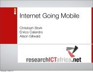 2012 Stork Calandro Gillwald - Internet Going Mobile