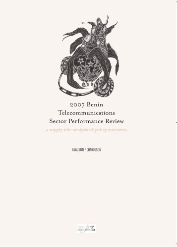 Benin Telecommunications Sector Performance Review 2007