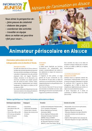 Animateur periscolaire en Alsace.pdf - Réseau Information ...