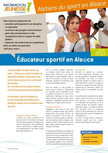 Educateur Sportif en Alsace.pdf - Réseau Information Jeunesse d ...