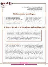 4. Robert Nozick et le libÃ©ralisme philosophique ... - reseau-regain.net