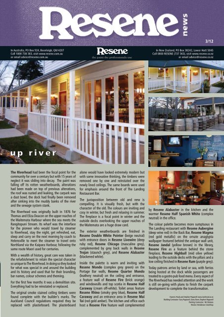 Resene News Issue 3 2012